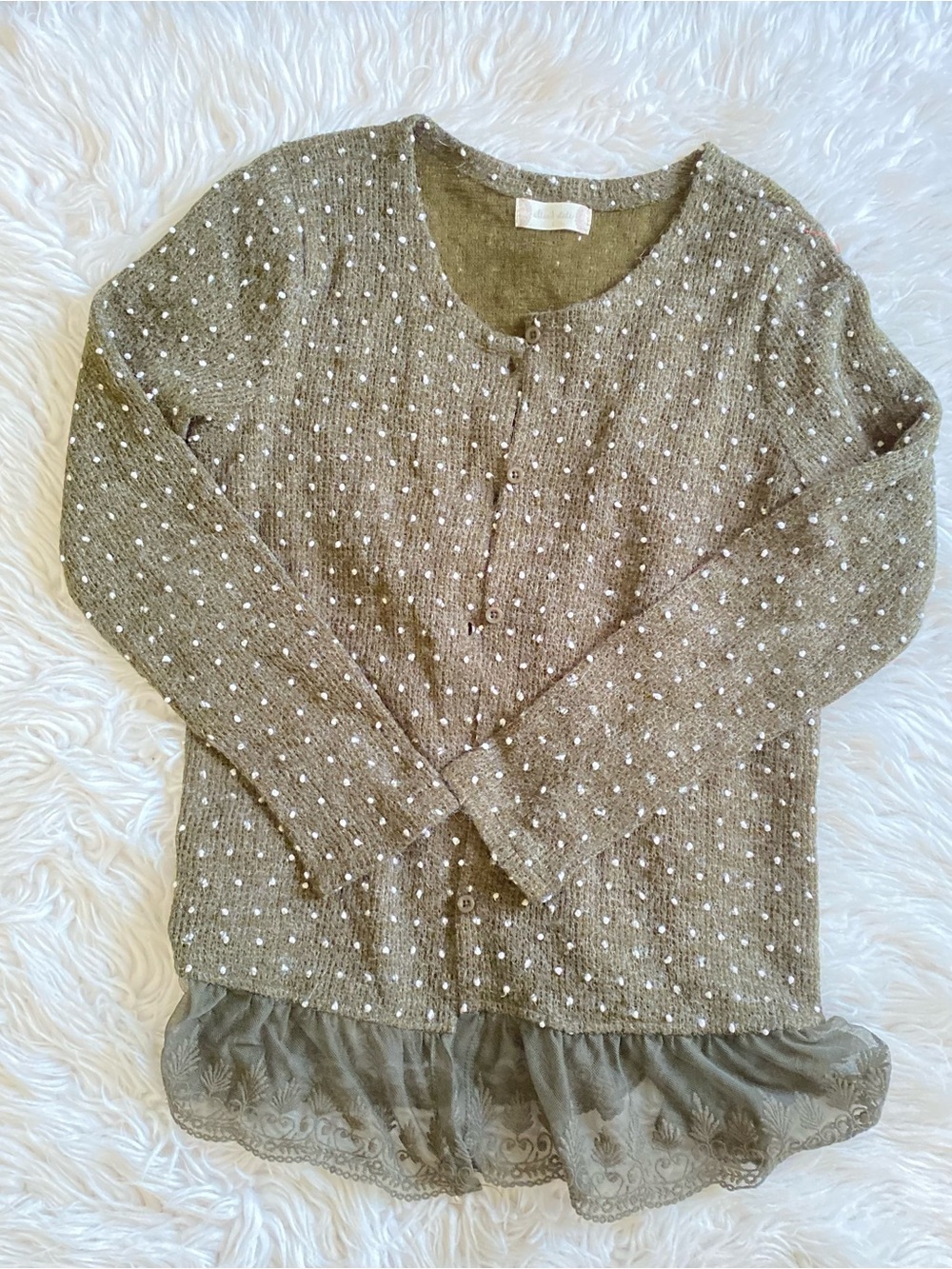Altar’d State Light Dark Academia Sweater Cardigan